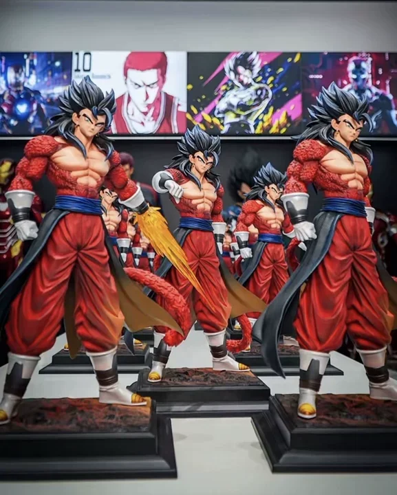 In Stock JT Studio 33cm Vegetto Dragon Ball Anime Figures SSJ4 Vegetto Figures PVC Statue Desktop Decoration Collectible Gift