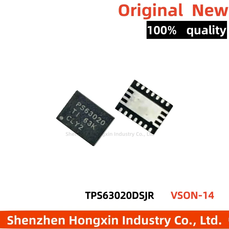 

10 pieces of TPS63020DSJR TPS63020DSJ TPS63020DSJT PS63020 VSON14 packaged VSON-14 voltage regulator IC