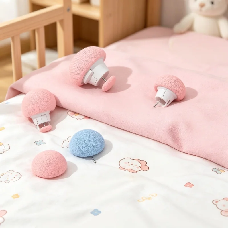 8PCS Fixing Clips Anti-Slip Quilt Holder Fastener One Button Release Blanket Gripper Bed Sheet Fixer Home Bedding Accessories