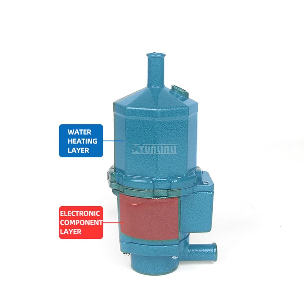

Car Water Tank Preheater 220V Winter Fuel Truck Diesel Engine Antifreeze Water Temperature Circulation Heater 2 meters pipe