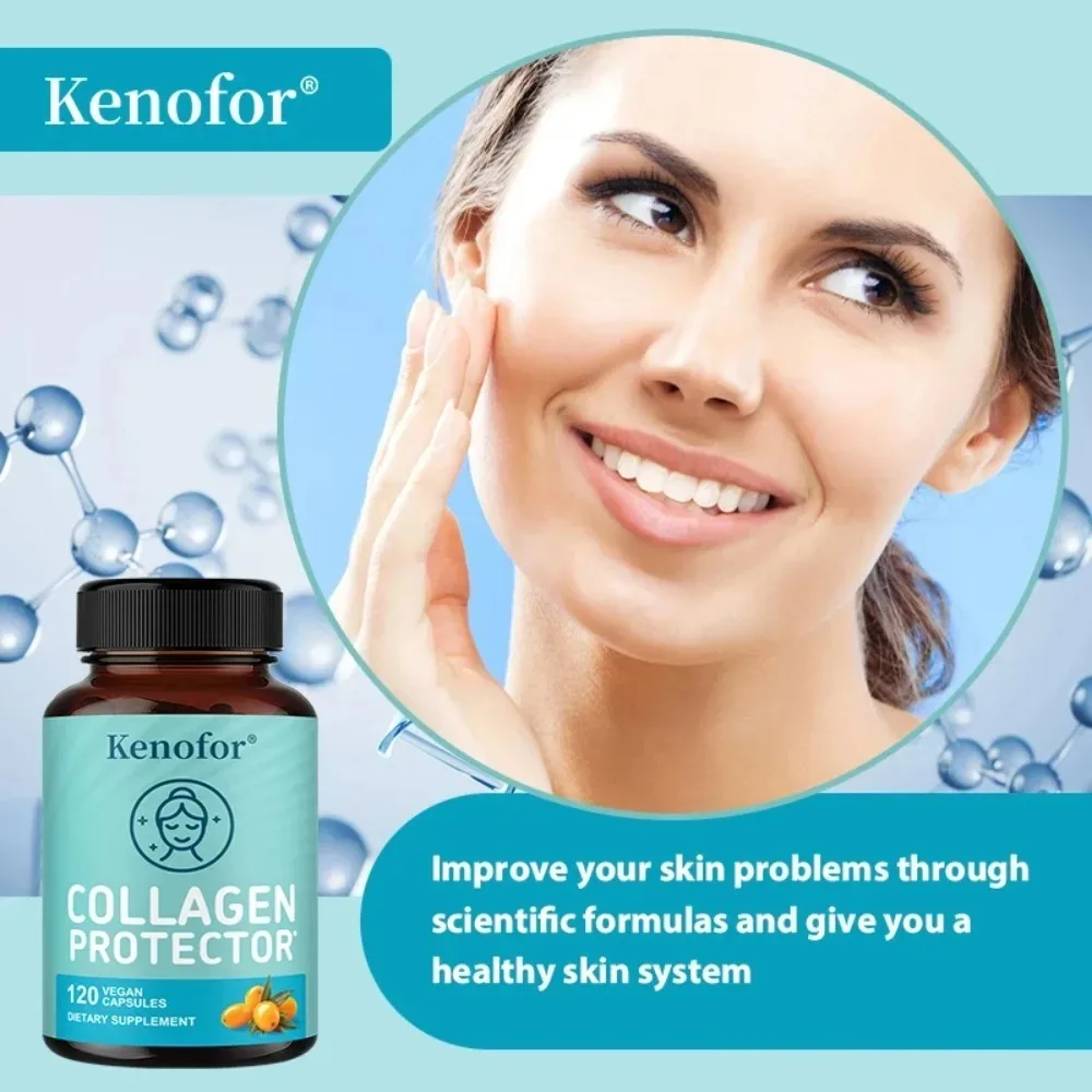 Collagen Peptide Capsules, Support Hair, Skin, Nail Health, Radiant Skin,Tightens Skin