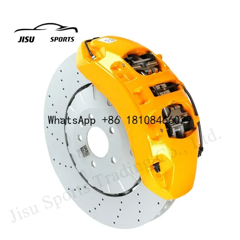 

New 6-Pot Brake Calipers 400mm Disc Full Set Front Brake Kit For e-tron Honda BMW Toyota Compatible Civic Corolla