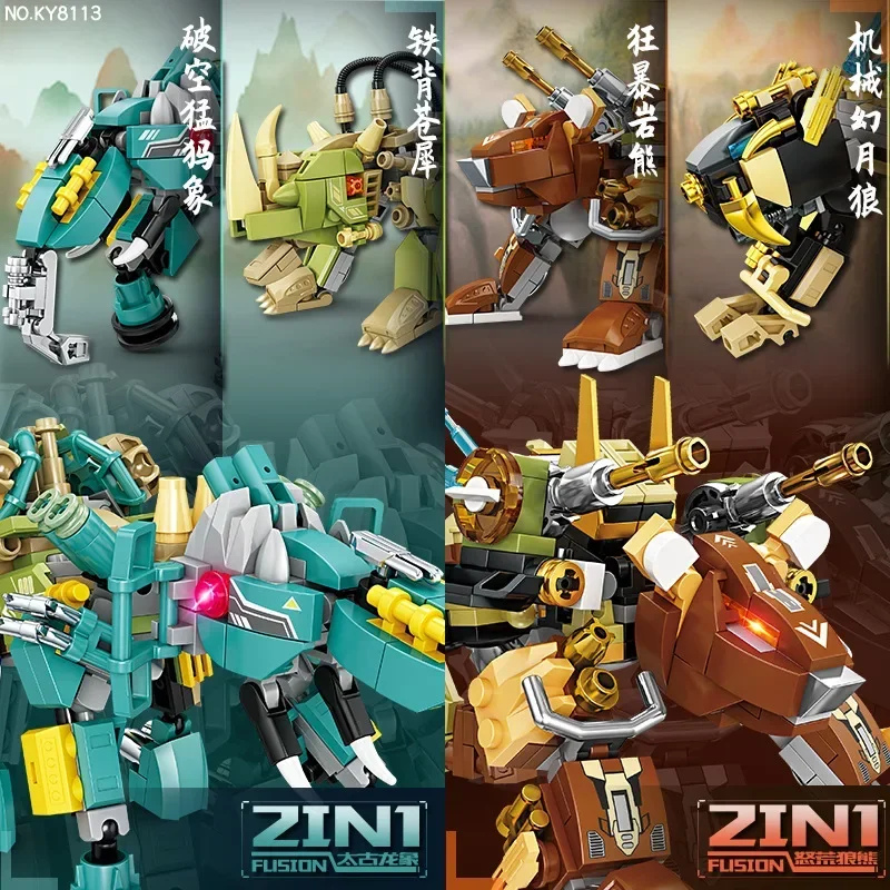 

Kaizhi 8113 Mech Mech serie niños rompecabezas bloques de construcción pequeña partícula juguete niño