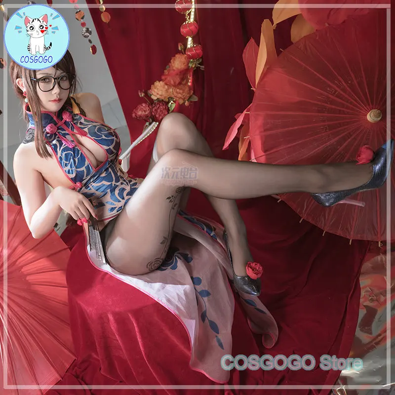 

COSGOGO Game FGO Consort Yu Cosplay Costume Women Sexy Lingerie Cheongsam Dress Fate/Grand Order Halloween Uniforms Clothing