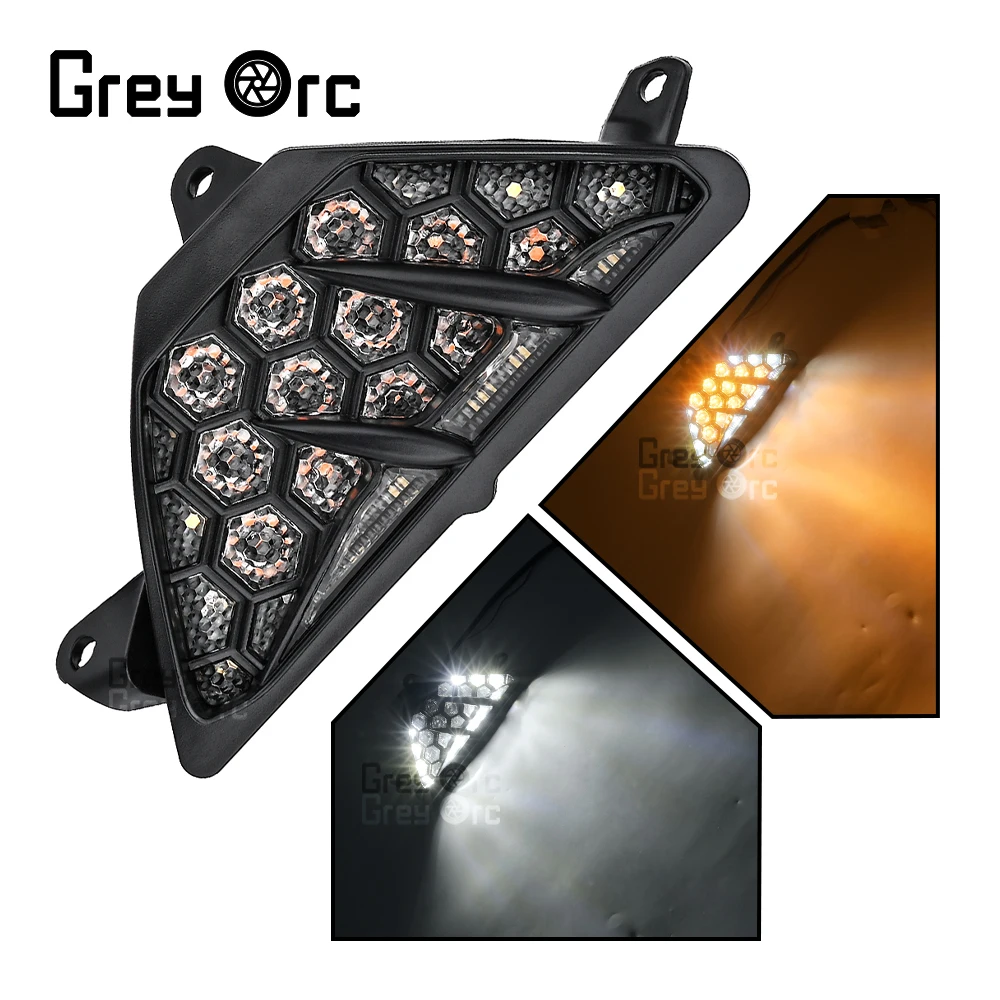 

For Kawasaki Ninja ZX-4R ZX-4RR Ninja650 ZX4R ZX4RR 2023 2024 LED Turn Signals Indicator Blinker Flasher Light Steering Lamp