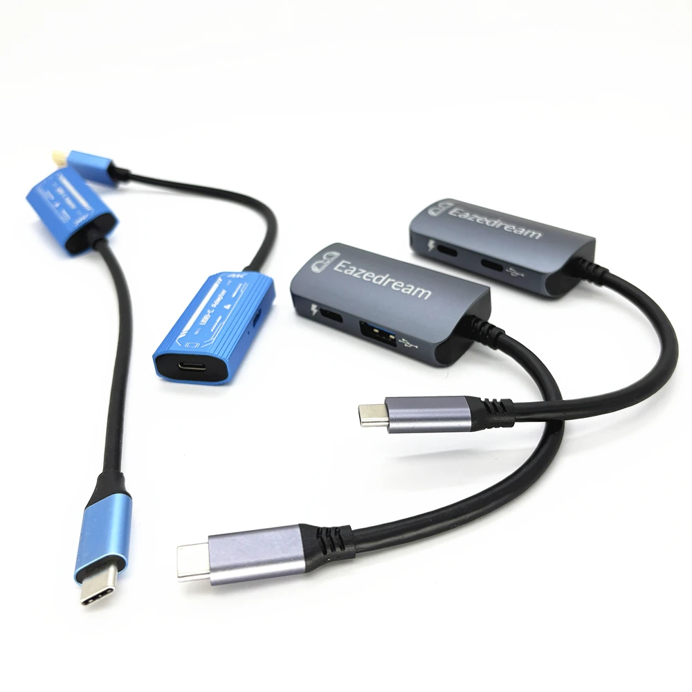 AR Glasses Hub سلس متعدد الأجهزة Type-C HDMI متوافق مع محول الشحن لمحطة Xreal Beam Viture Rokid Rayneo XR USB-C