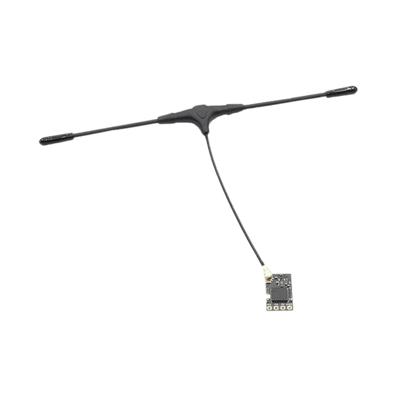 Receptor ELRS 915Mhz 25Hz-500Hz CRSF con antena tipo T para RC FPV Traversing Drones piezas