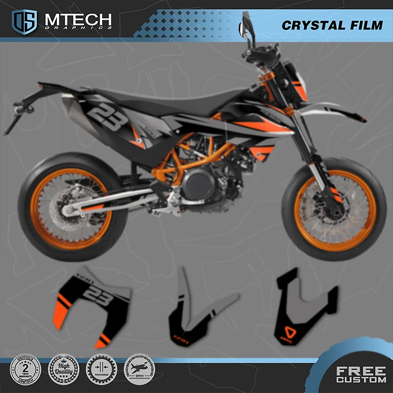 DSMTECH Custom Motorcycle Graphics For KTM 2012 2013 2014 2015 2016 2017 2018 SMC-R690 Decals Stickers Kits 007