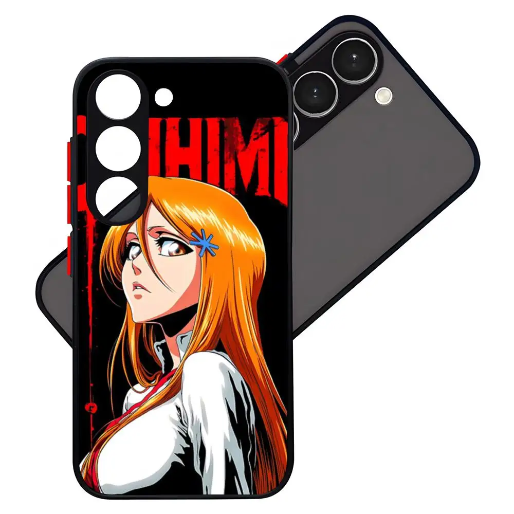 B-Bleach O-Orihime Phone Case For Samsung S26 S25 S22 S24 S23 S21 FE Plus Ultra Skin Feel Bumper Case view 2