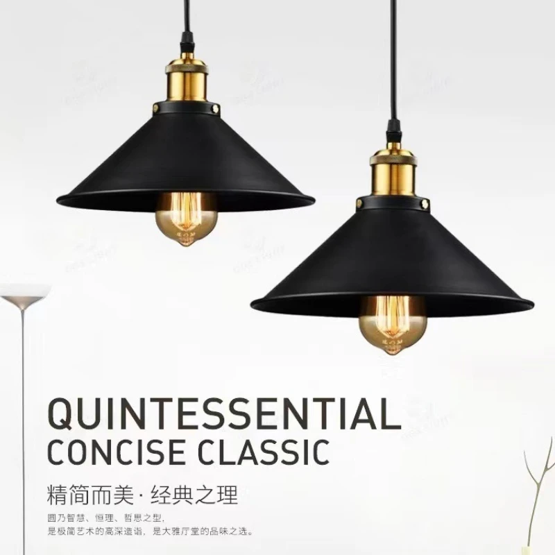 

Промышленные винтажные черные люстры, подвесные светильники, потолочные металлические подвесные светильники для дома, кухни, ресторана, бара, декора освещения