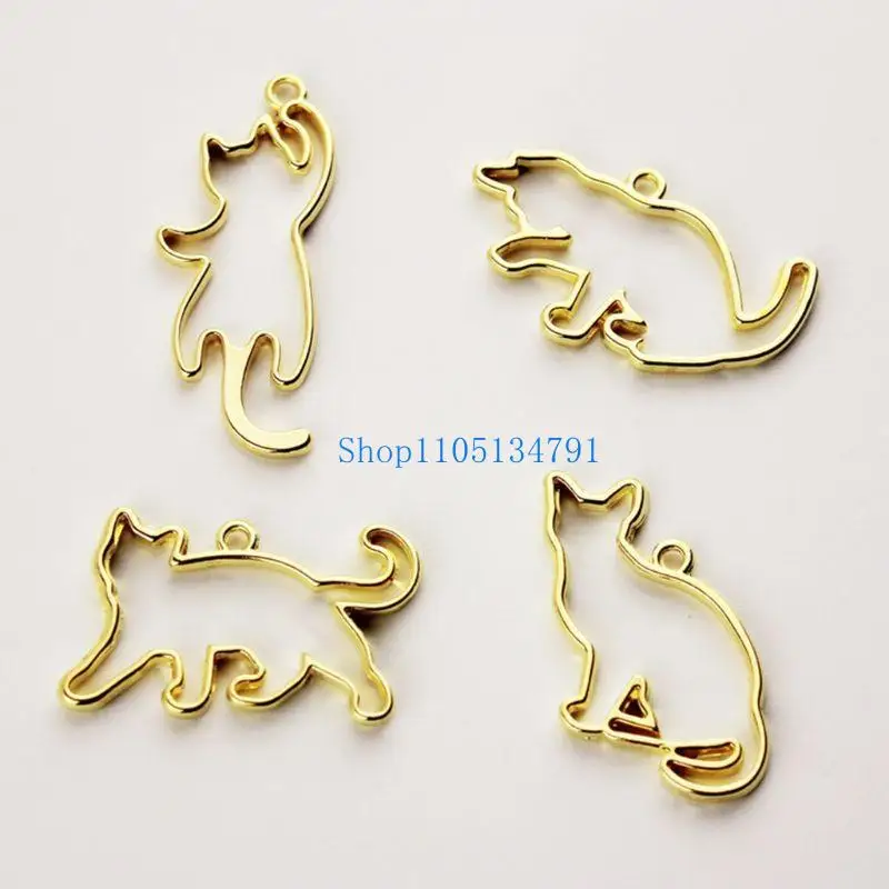 98 كجم الثعلب كيتي شكل قلادة فارغة عيد الميلاد الحرفية قالب سبائك عالية الجودة صنع الأشعة فوق البنفسجية كريستال صنع المجوهرات صب #2