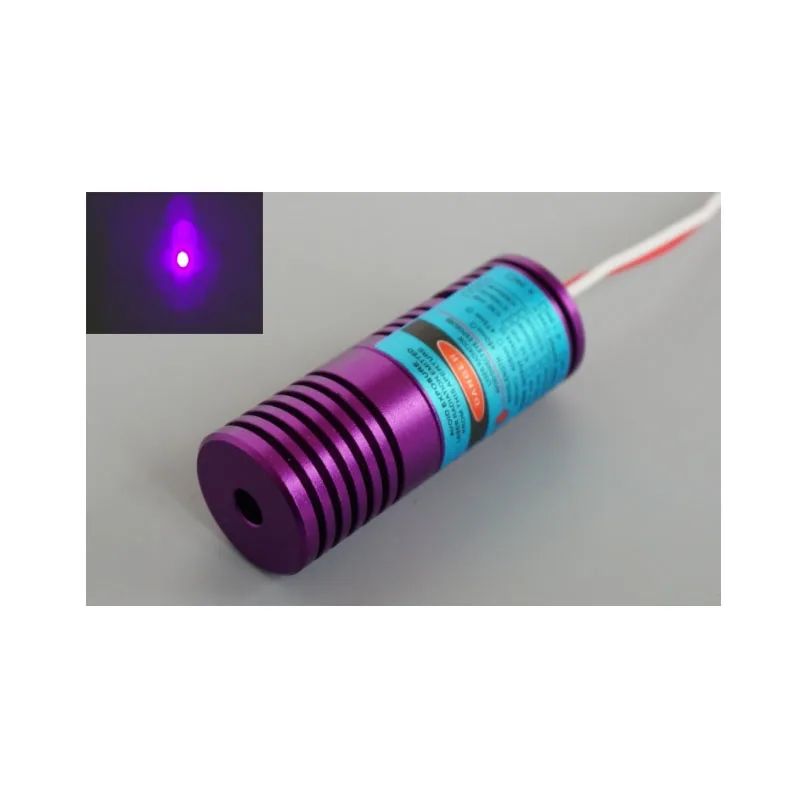 1PCS 405nm 50mW Dot Blue-Purple Light Laser Module φ 20*58mm 3-5V Power Supply