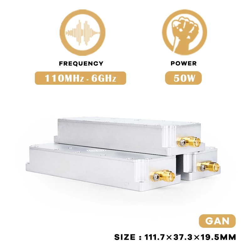 30-50W Drone UAV Module Defense Power Amplifier Module for Protect Area System High Frequency