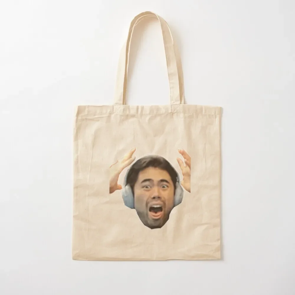 

Hikaru Nakamura Nakamuraree emote Tote Bag personalized tote bag Canvas stote bag