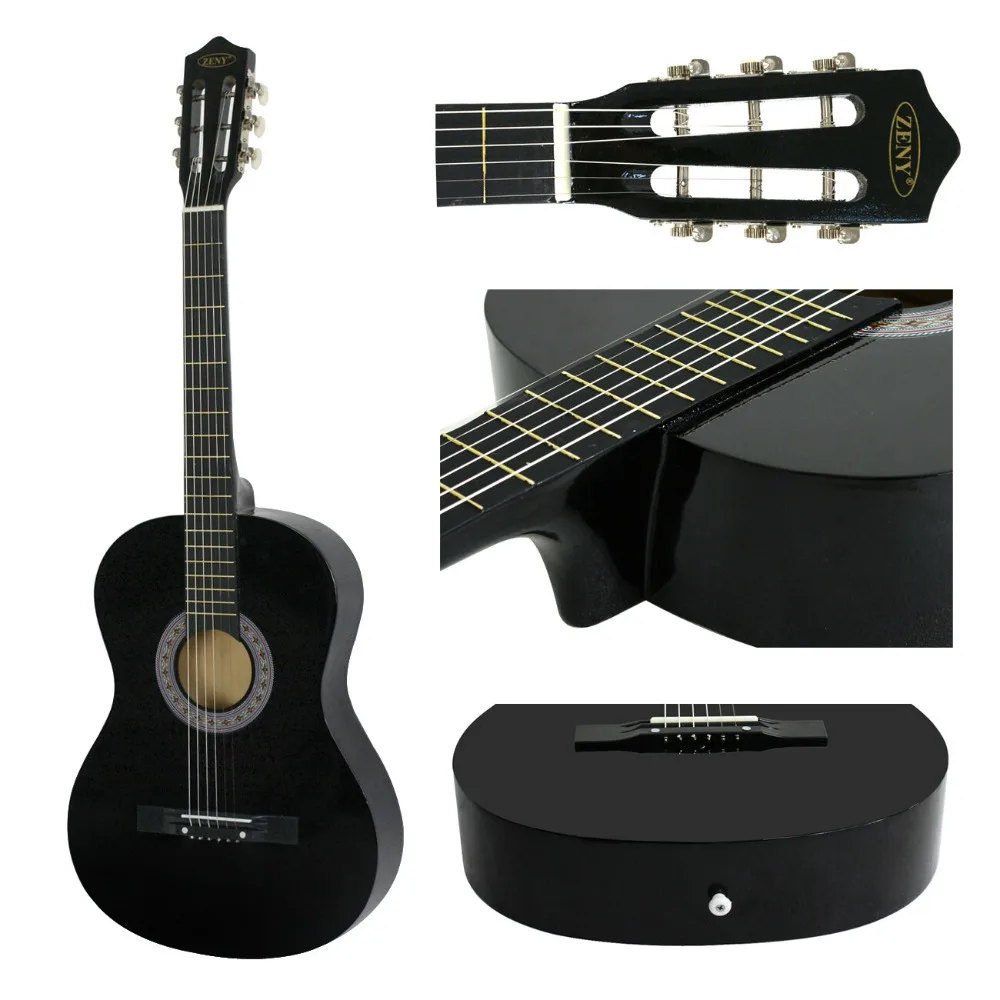 

38" Acoustic Guitar Full Size W/Case, Strap, Tuner & Pick Gift to Kids Student