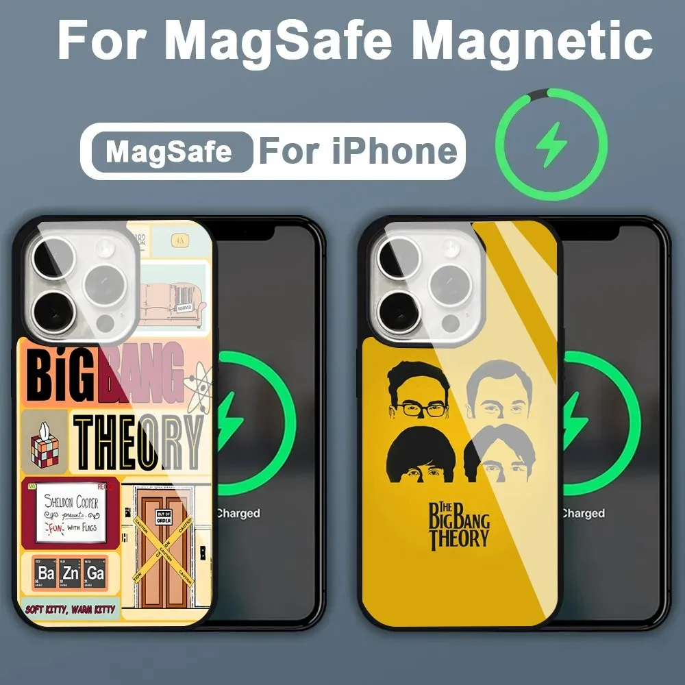 The B-Big B-Bang T-Theory Phone Case For IPhone 15 14 13 Pro Max 11 12 Mini Alex Mirror For Magsafe Wireless Charging Cover