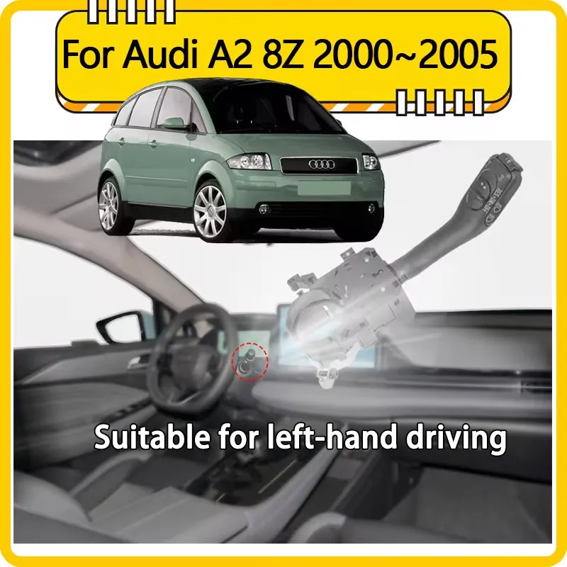 For Audi A2 8Z 2000 2001 2002 2003 2004 2005 Car Turn Switch Stalk Front Fog Head Light Indicator auto Adjustment Accessories