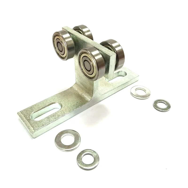 CMHI-T-Type Hanging Wheel Kit Set Load-Bearing Small Hanging Wheel Push-Pull Pulley Track Hardware T-Type Pulley