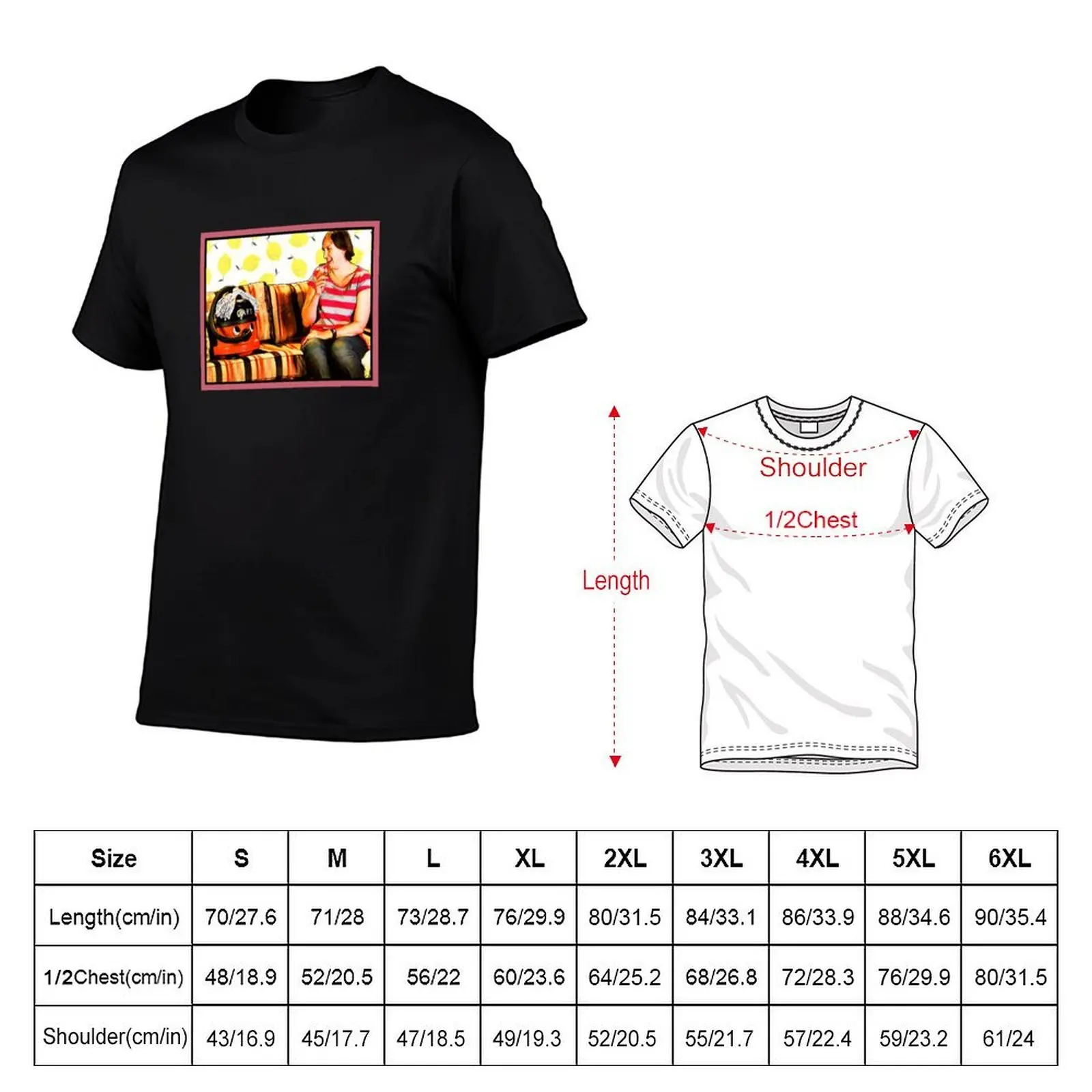 Miranda and Vacuum Gary T-Shirt anime t shirts Funny t-shirt heavyweight t shirts for men