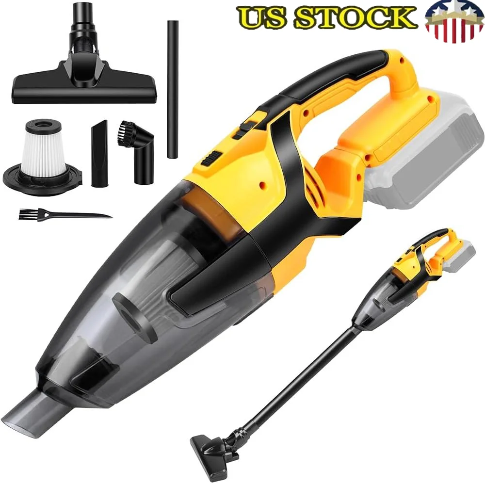 Cordless Vacuum Cleaner Compatible with DEWALT 20V Battery Handheld Lightweight Portable Home Car Pet Hair Cleaning