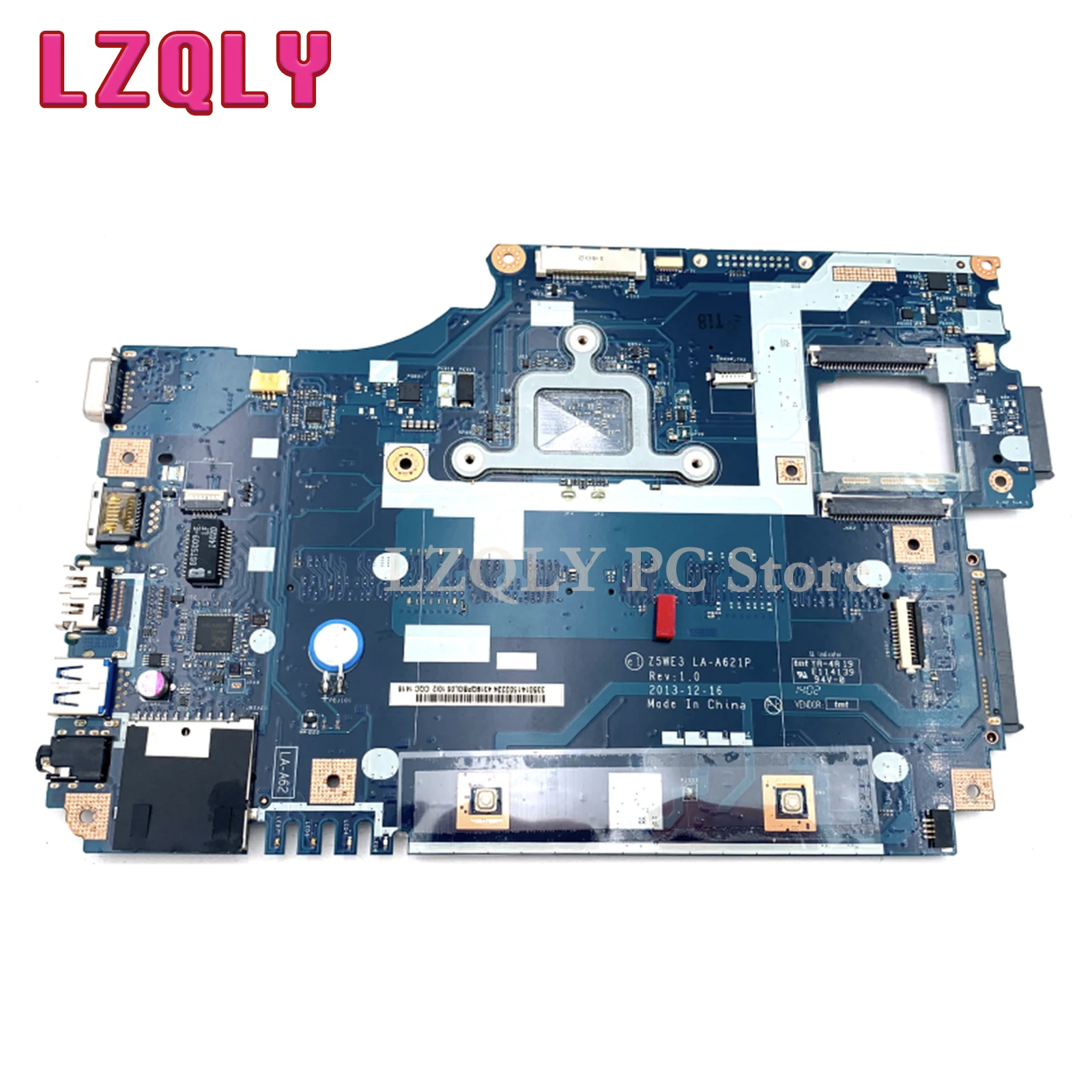 LZLQLY For Acer Aspire E1-510 E1-510-2500 Z5WE3 LA-A621P NBC3A11001 Laptop Motherboard DDR3L N2920 CPU Main Board Full Test