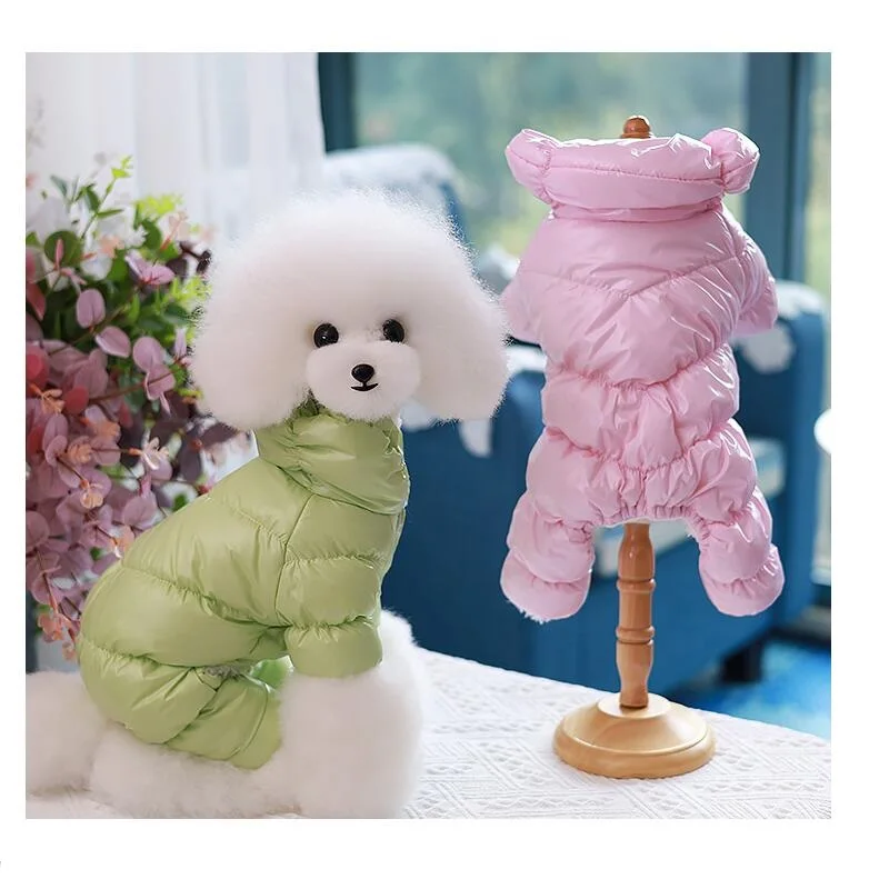 Warm Winter Clothing for Pet Dog, Dog Clothes, Pet Jumpsuit, Fleece Inside Dog Outfit, Overalls for Dogs, XS, M, L, XL, 2XL