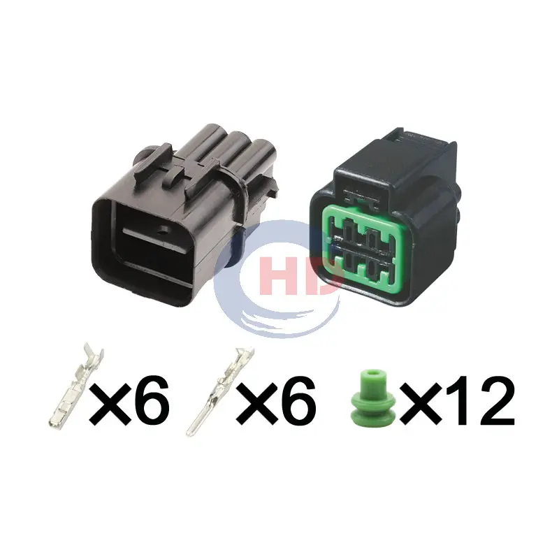 

1-20 sets 6 Pin EVO 3 AC Panel Connector Socket PB621-06020 PB625-06027
