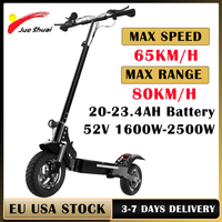 65KM Max Speed Electric Scooter for Adults 1600W/2500W Motor Foldable Electric kick scooter 10 Inch Off-road Tire 80KM Max Range