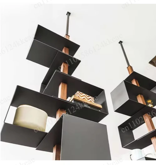 

Simple Modern Rotating Bookcase Minimalist Floor Standing Bookshelf Home Decor Storage Wine Rack