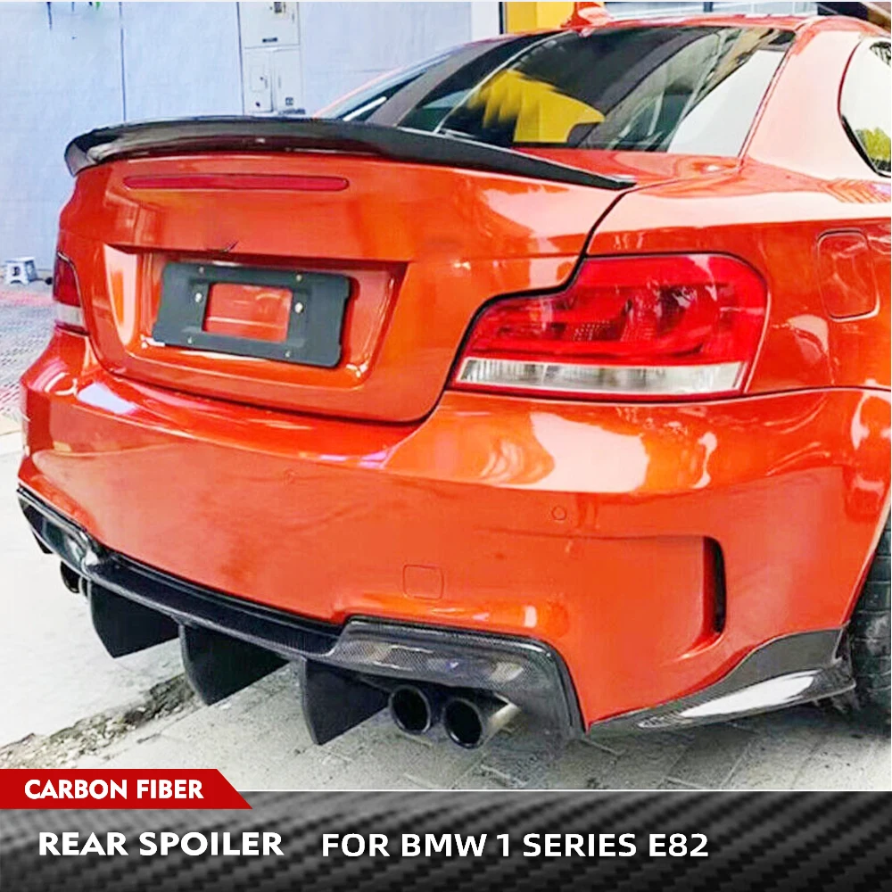 

Задний багажник автомобиля, гоночный спойлер на крыло для BMW 1 серии 125i 135i E82 Coupe 2008-2012, спойлер на задний багажник из углеродного волокна/FRP