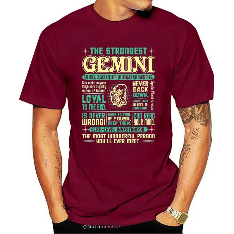 Strongest Ge Loyal Mind Reading Zodiac T-Shirt for Men High Collar Youth Fashion Long Sleeve Ultra Slim Fit 100% Other Material