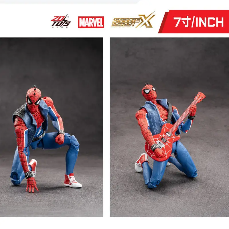ZD Toys Spider-Man Brandneuer Day Miles Morales Spider-Man Scarlet Spider Hobie Brown ‌ Eisen-Spinnen ‌ Actionfiguren Spielzeugmodell Geschenk – Detail 16