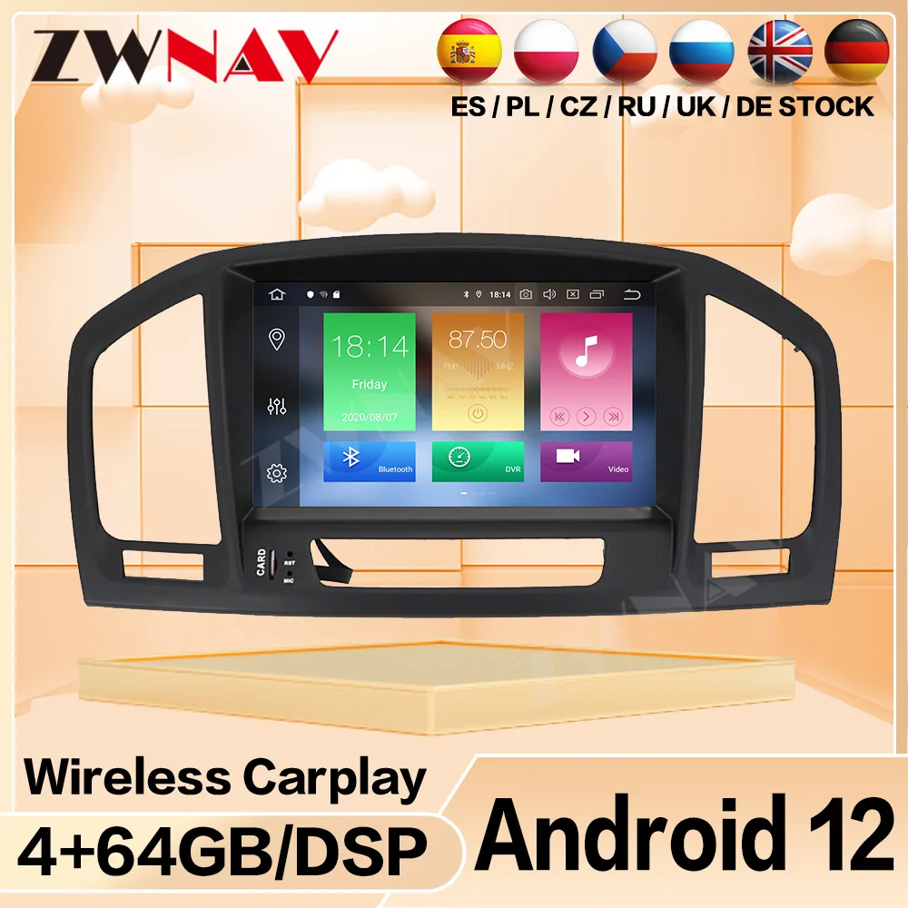 Carplay For Opel Insignia 2008 2009 2010 2011 2012 2013 Radio Bluetooth Android Auto Screen Stereo Automotive Multimedia Central