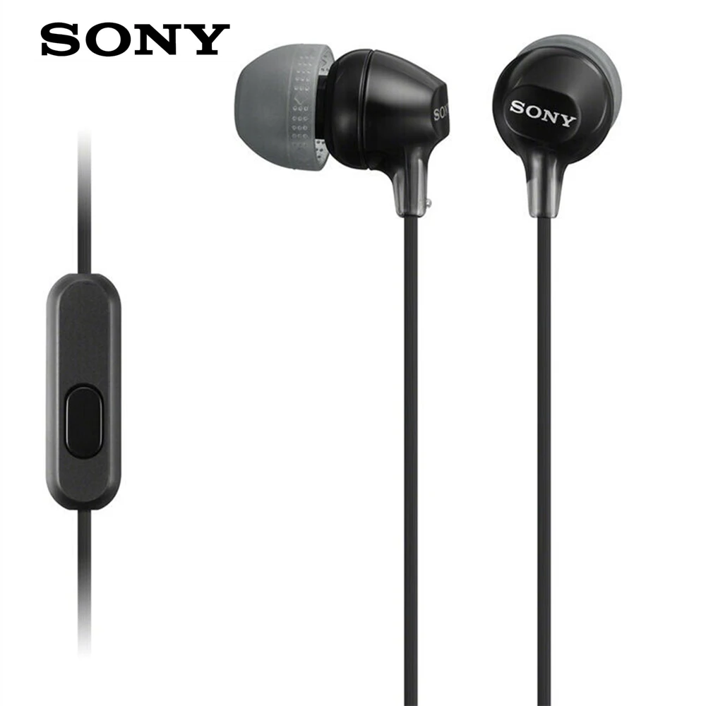 

Sony MDR-EX15AP Earphones with Smartphone Mic and Control - blue For iOS Android Samsung Huawei Xiaomi OPPO Vivo