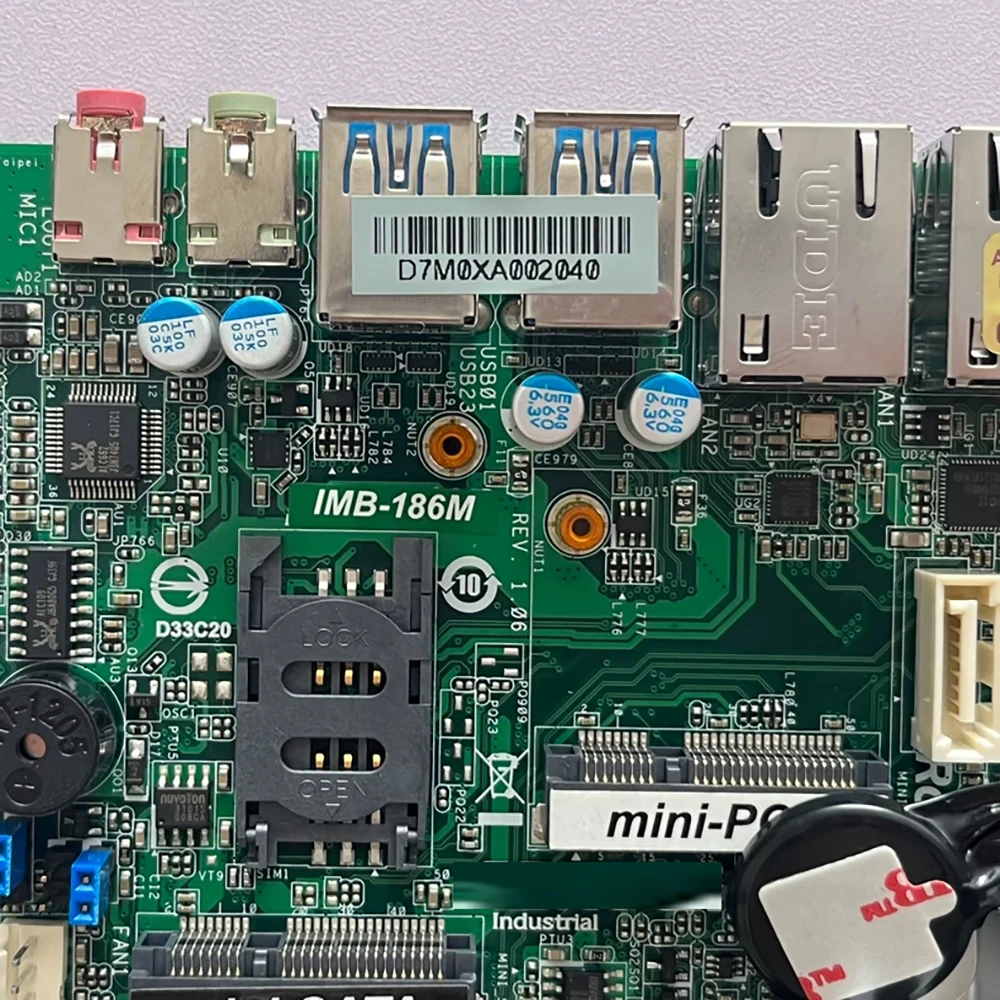 

Промышленная материнская плата управления IBM-186M Rev.1.06