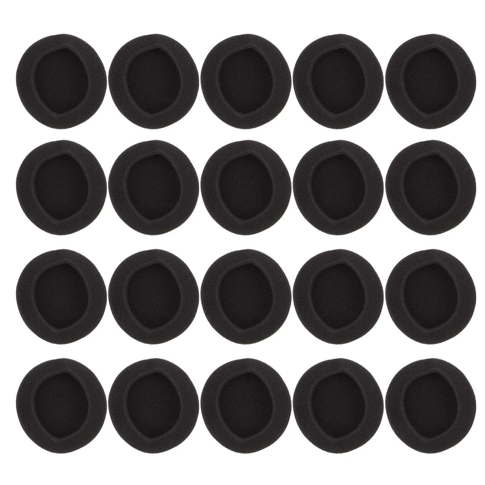 

20pcs Headphone Ear Sponge Covers Universal High Elastic Replacement Pads Soft Comfortable Noise Blocking Long Wear Headset