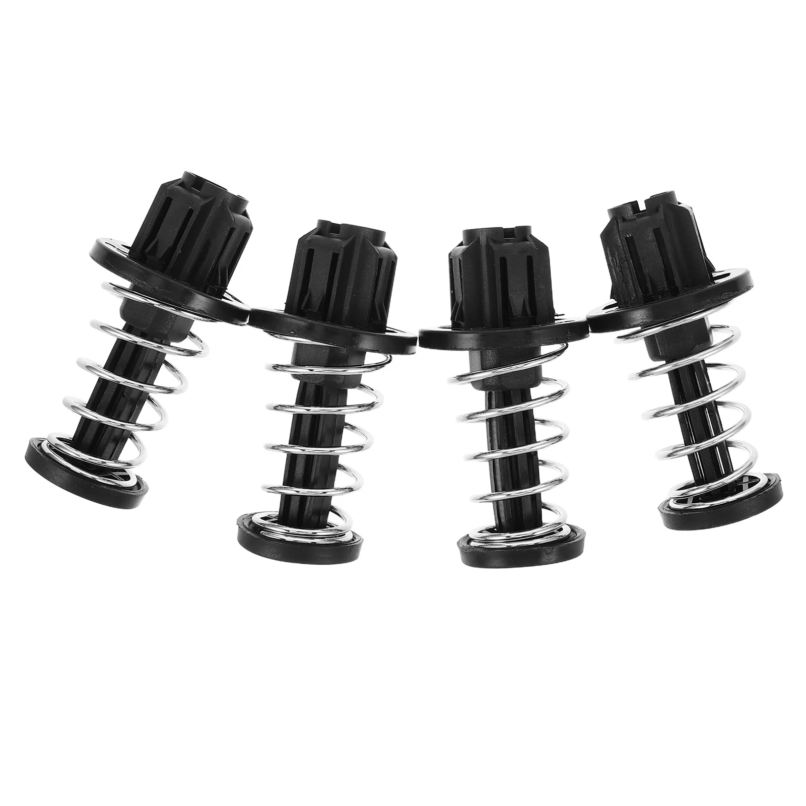 

4pcs Engine Springs Black Car Catch Spring Assembly Shock Absorption Buffer Repair For Automotive Hood Spring Cover Engine Hood