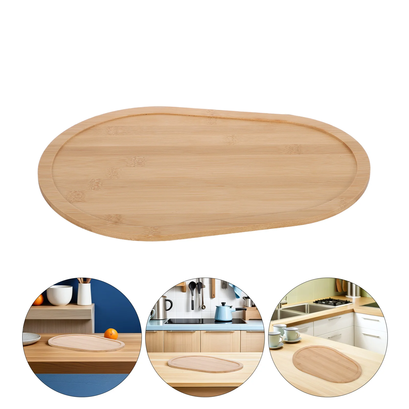 

Mixer Slider Mat Bamboo 14.5x9.6inch for Kitchen Appliances - Smooth Gliding Countertop Tray for Stand Mixer Baking Cooking Prep