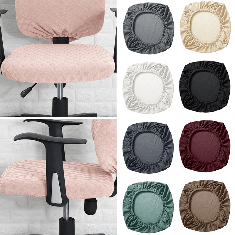 1 pc Gaming Chair Covers Elastic Office Chair Covers Lift Removable Computer Armchair Slipcover Rotating Stool Seat Protector