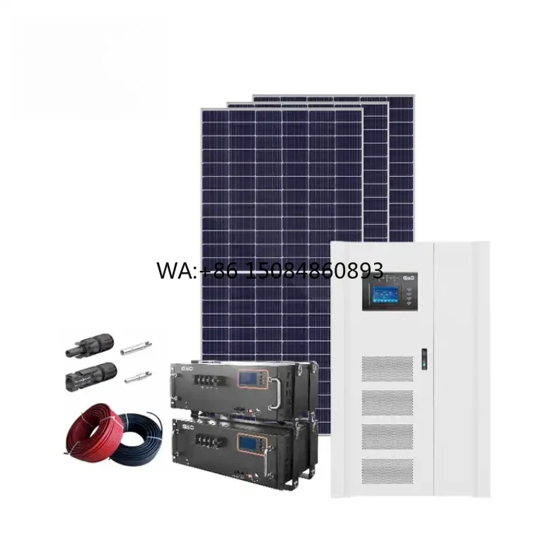 Complete Set 10Kw Solar Panels System 5000 W  Off Grid Solar System 5000 Watts Solar Energy Home System 10KWh ESS PV