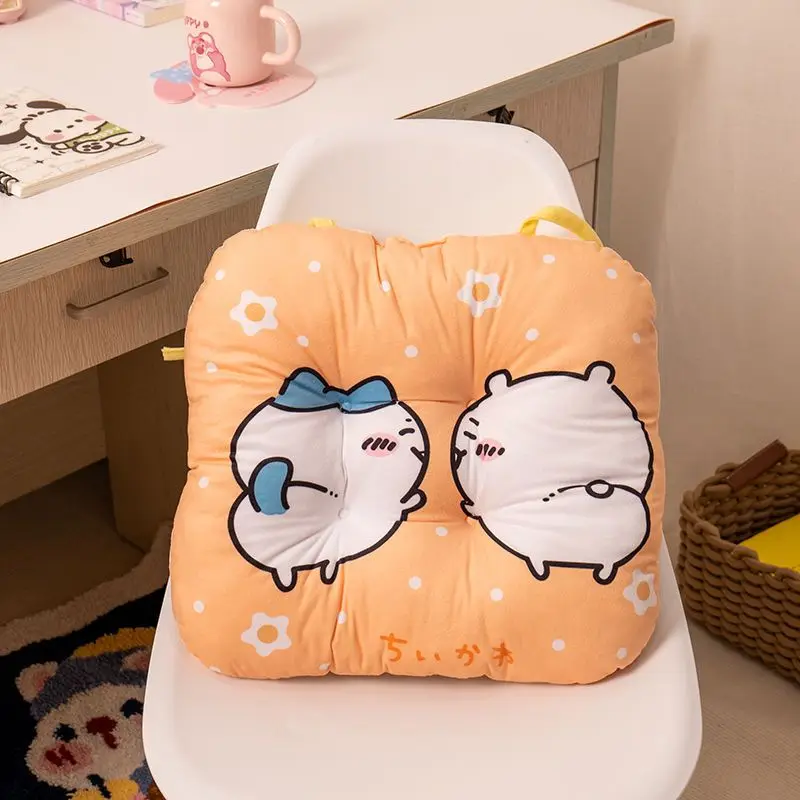 Chiikawa-Coussin épaissi avec impression de dessin animé, Usagi Hachiware, siège à domicile, bureau, étudiant, périphérique, disponible pour toutes les saisons