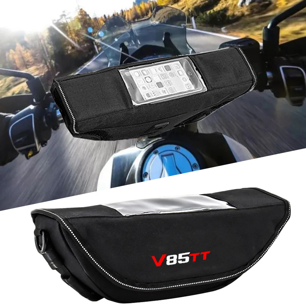 

Motorcycle Accessories Waterproof Bag Storage Handlebar bag Travel Tool bag For Moto Guzzi V85 TT V85TT Travel