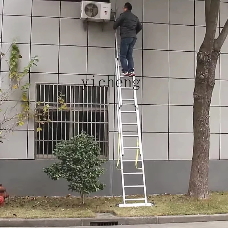 telescopic ladder herringbone ladder aluminum alloy thickened folding multifunctional elevator