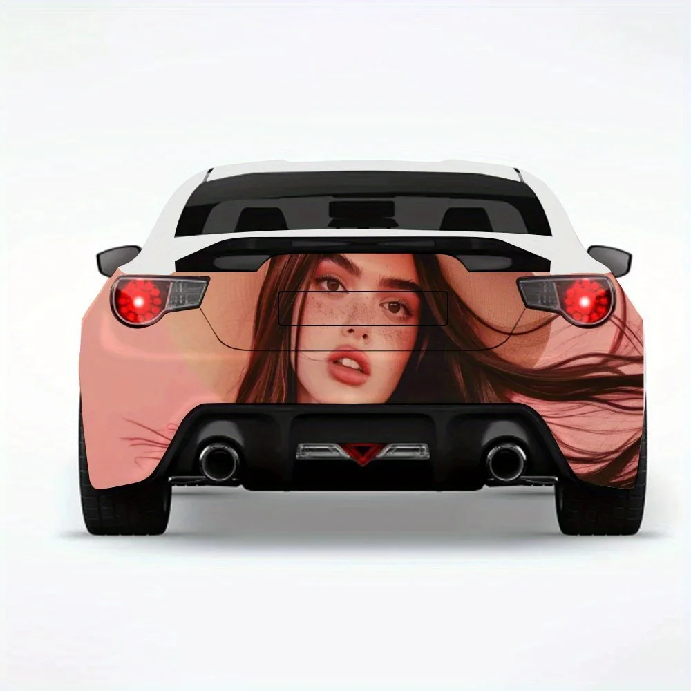 

Cowgirl Style Car StickerVinyl Decal for Car Rear, Waterproof Self-Adhesive Vinyl Stickers for Vehicle Tail & Bumper, Decoration