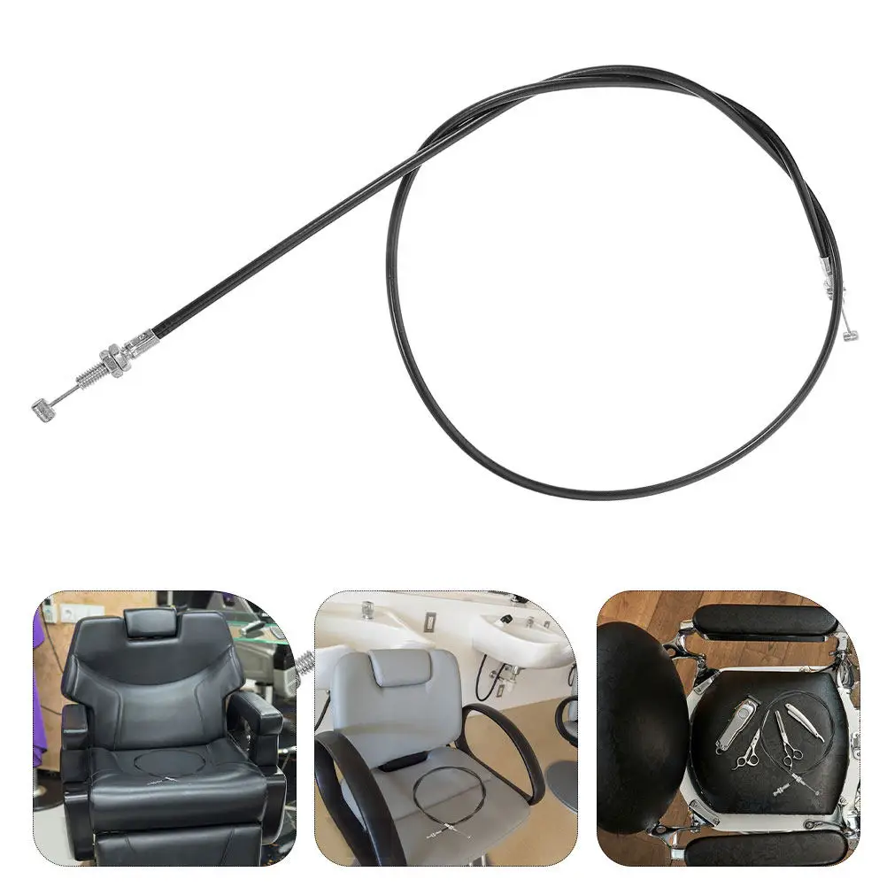 2Pcs Recliner Cable Pull Replacement for Salon Chair Parts Rubber Base Cable Stylist Chair Accessory Portable Lightweight Repair
