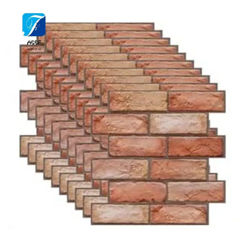 A55F-3D Wall Panels, Self-Adhesive, Pack Of 10, 3D Self-Adhesive Wall Panels For Kitchen, Bedroom, Bathroom, Living Room