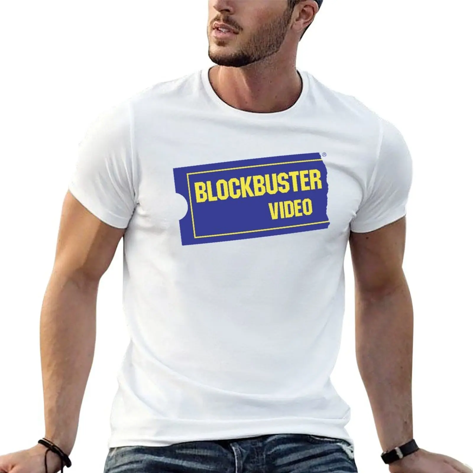 Blockbuster video T-Shirt cotton t shirts high quality man graphic t shirt T-Shirt