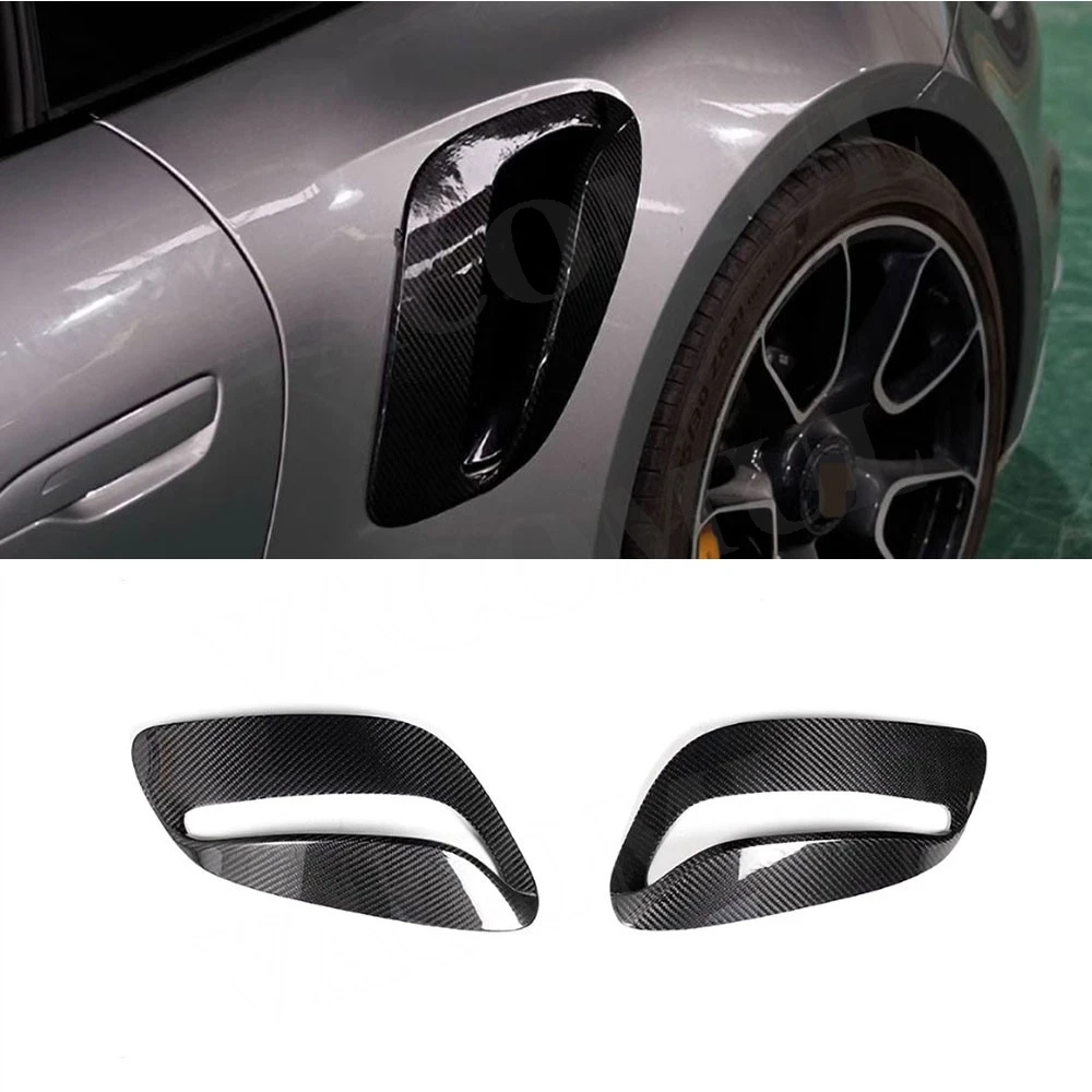 

VACOMUL Dry Carbon Fiber Car Rear Side Air Vent Fender Trims Cover Body Kits For Porsche 911 992 2019-2022