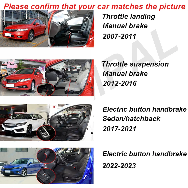 Car Floor Mat For Honda Civic 2007 2008 2009 2010 2012 2013 2014 2015 2016 2017 2018 2019 2020 2021 2022 2023 Car Accessories
