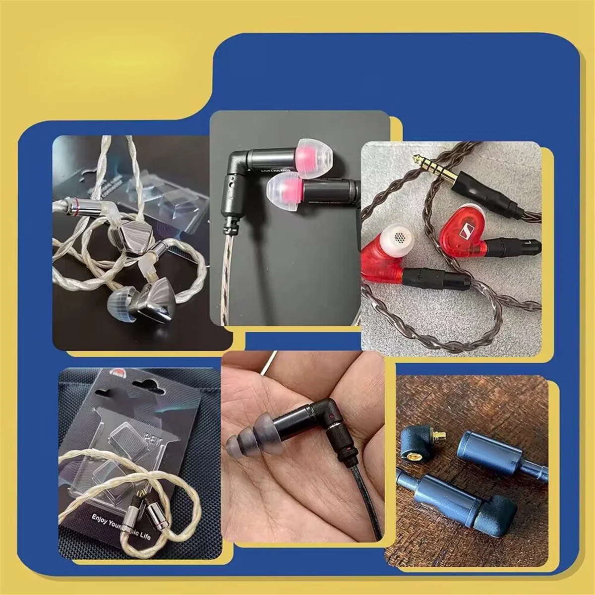 

BABPP 0.78 2Pin Female EAR Male Earphone Adapter to Earphones Earsets for Pentaconn Ear PE/Acoustune HS1650CU/HS1655CU/1670SS B